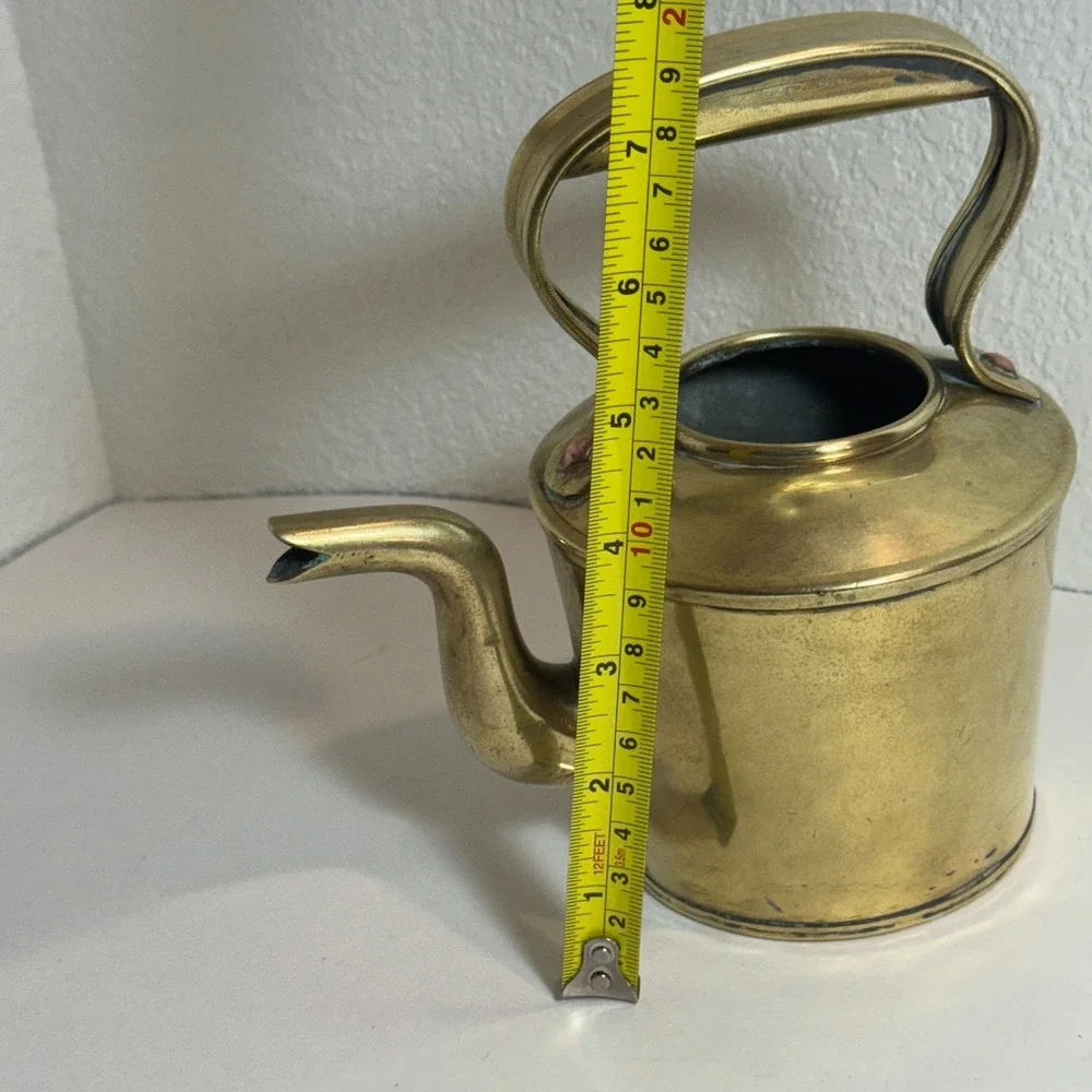 Vintage‎ Brass Teapot Kettle Pitcher Small Water Can